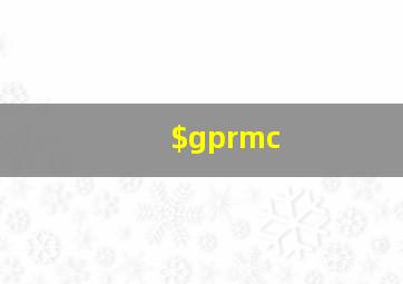 $gprmc