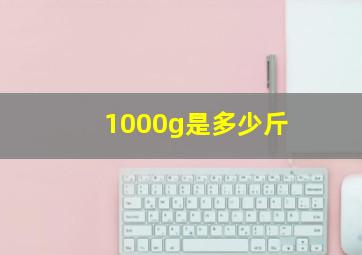 1000g是多少斤