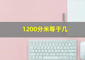 1200分米等于几