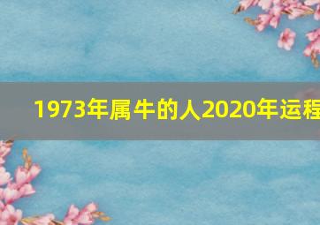 1973年属牛的人2020年运程