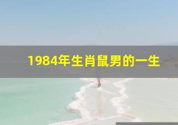 1984年生肖鼠男的一生