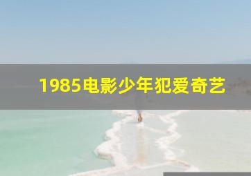 1985电影少年犯爱奇艺