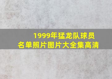 1999年猛龙队球员名单照片图片大全集高清