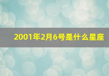 2001年2月6号是什么星座