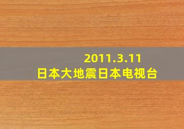 2011.3.11日本大地震日本电视台