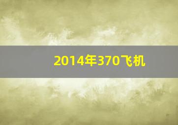 2014年370飞机