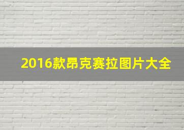 2016款昂克赛拉图片大全