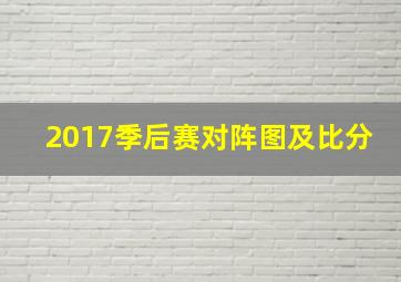 2017季后赛对阵图及比分