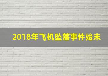 2018年飞机坠落事件始末