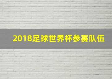 2018足球世界杯参赛队伍