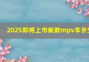 2025即将上市新款mpv车长安