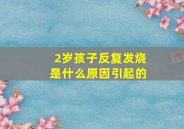 2岁孩子反复发烧是什么原因引起的