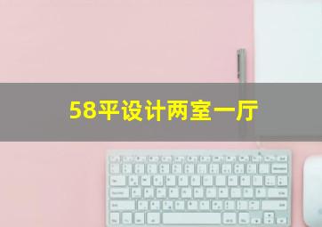 58平设计两室一厅