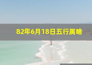 82年6月18日五行属啥