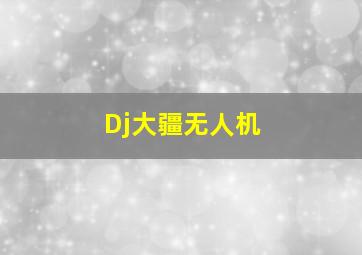 Dj大疆无人机