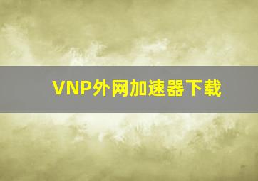 VNP外网加速器下载