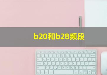 b20和b28频段