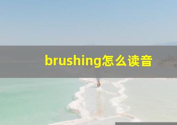 brushing怎么读音