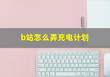 b站怎么弄充电计划