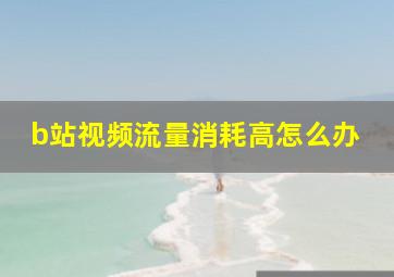 b站视频流量消耗高怎么办