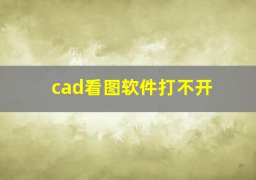 cad看图软件打不开