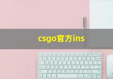 csgo官方ins