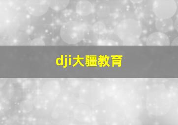 dji大疆教育