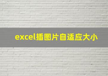 excel插图片自适应大小