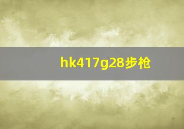 hk417g28步枪