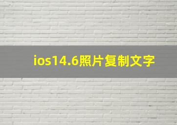 ios14.6照片复制文字