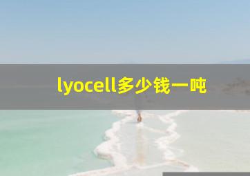 lyocell多少钱一吨