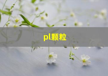 pl颗粒