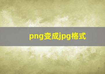 png变成jpg格式