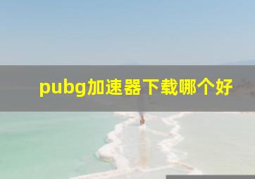 pubg加速器下载哪个好