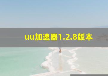 uu加速器1.2.8版本