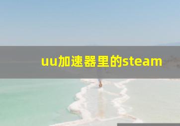 uu加速器里的steam