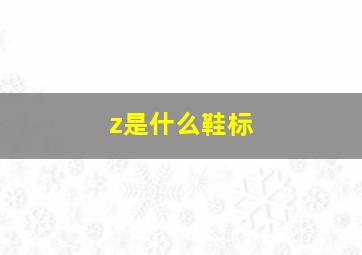 z是什么鞋标