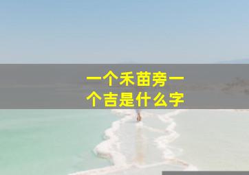 一个禾苗旁一个吉是什么字