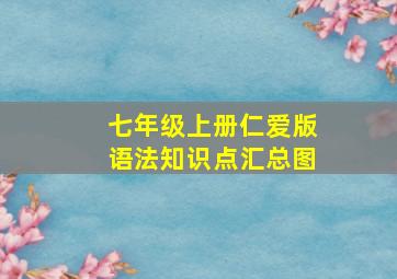 七年级上册仁爱版语法知识点汇总图