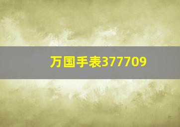 万国手表377709