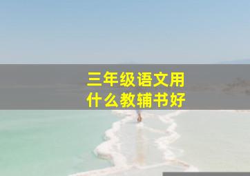 三年级语文用什么教辅书好