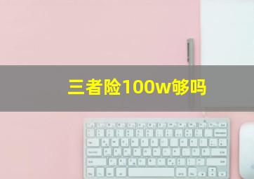 三者险100w够吗