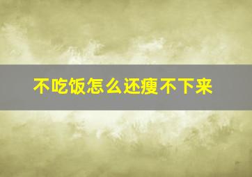 不吃饭怎么还瘦不下来