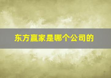 东方赢家是哪个公司的