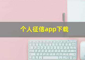 个人征信app下载