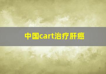 中国cart治疗肝癌