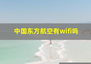 中国东方航空有wifi吗