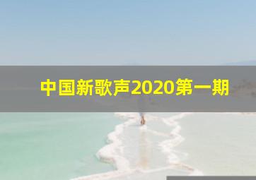 中国新歌声2020第一期