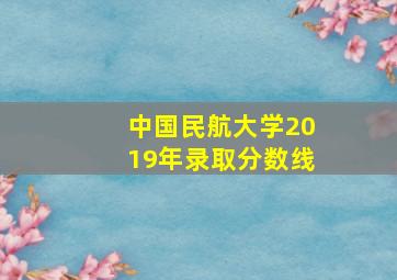 中国民航大学2019年录取分数线