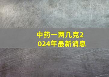 中药一两几克2024年最新消息